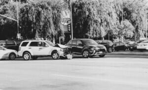 Cars crashed in an intersection before calling a Car Accident Lawyer Oklahoma City, OK